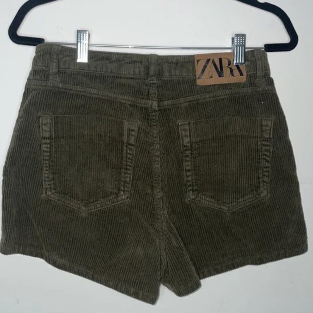 NWOT Zara Cozy Courderoy mini Skort - Picture 6 of 6